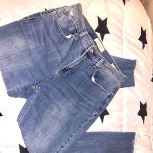 Pacsun high waist mom jeans with distressing